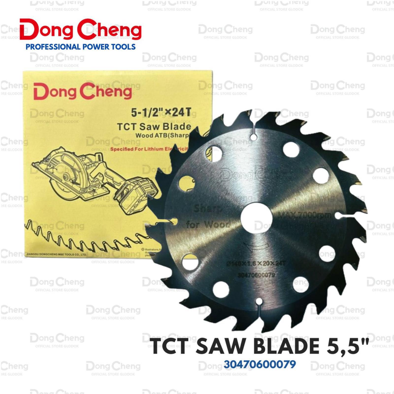 Saw Blade Mata Gergaji Kayu Circular Saw 5,5" X 24T For Dongcheng DCMY 140 MM